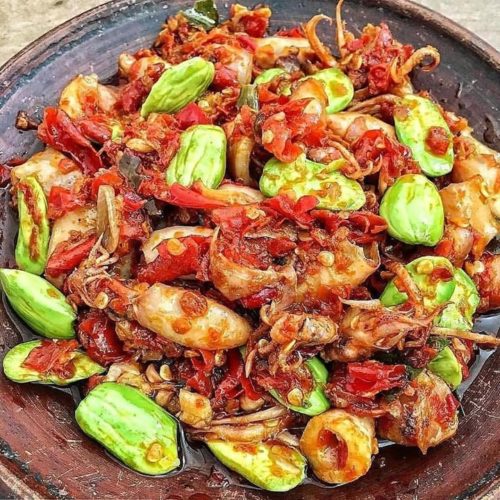 Cumi asin plus pete Cumi asin plus pete
