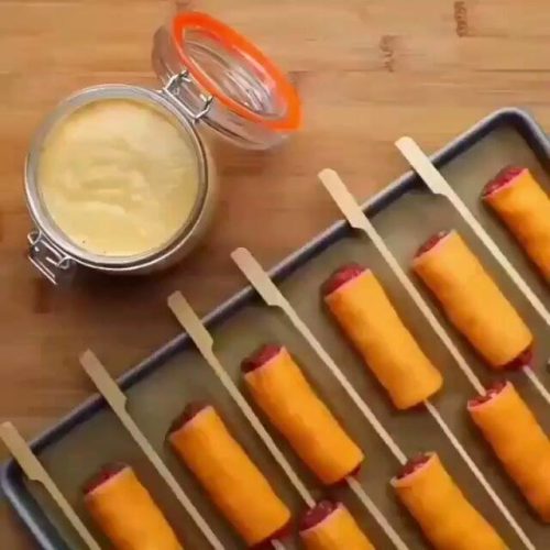 Cheesy Vorn Dogs