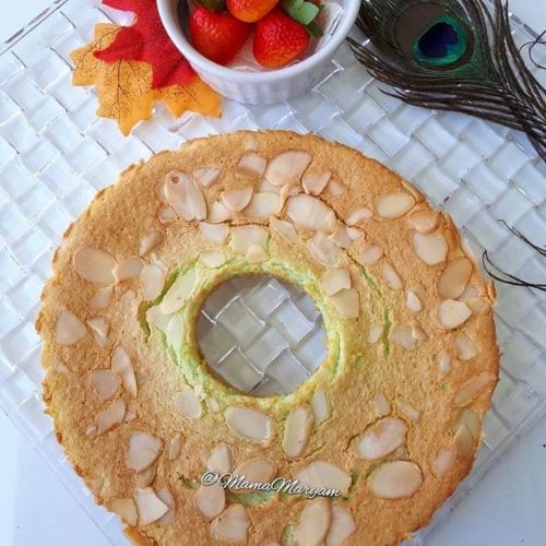 Chiffon Pandan Putih Telur