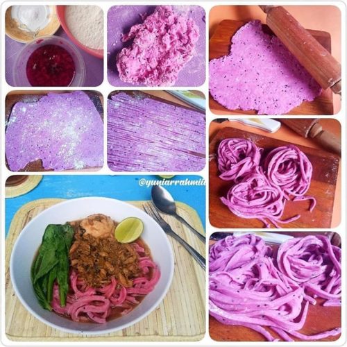 MIE AYAM buah naga MIE AYAM buah naga